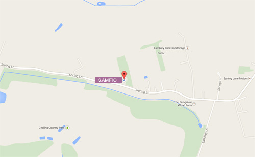 map to our Nottingham Cattery